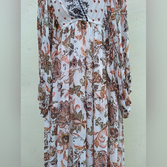 Anthropologie V-neck Longsleeve Maxi Dress - Picture 6 of 16